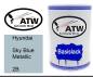 Preview: Hyundai, Sky Blue Metallic, 2B: 500ml Lackdose, von ATW Autoteile West.